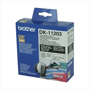 Buy BROTHER DK11203 White File Folder Labels 17mm X 87mm 300 Labels