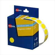 Buy AVERY Display Ylw 14mm Roll1050