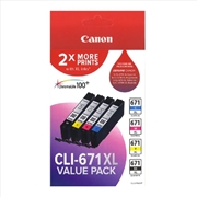 Buy CANON CLI671 Value Pack