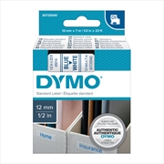 Buy DYMO Blue on White 12mmx7m Tape