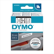 Buy DYMO Black on White 19mmx7m Tape