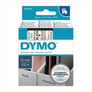 Buy DYMO Black on Clear 12mmx7m Tape