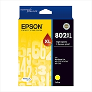 Buy EPSON 802XL Yellow Ink Cartridge