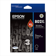 Buy EPSON 802XL Black Ink Cartridge