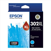 Buy EPSON 302XL Cyan Ink Cartridge