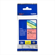 Buy BROTHER TZe451 Labelling Tape 24mm Black on Red TZE Tape