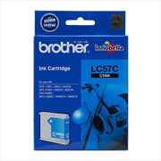 Buy Brother LC-57C Cyan Ink Cartridge- FAX-2480C, DCP-130C/330C/540CN/350C, MFC-240C/440CN/3360C/5460CN/