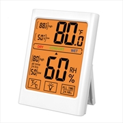 Buy GOMINIMO Thermo Hygrometer Has Backlight White GO-TH-102-JH