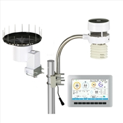 Buy Devanti Weather Station Ultrasonic Anemometer Outdoor WiFi Rain Gauge Solar