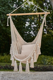 Buy Deluxe Hammock Swing Chair in Plain Cream