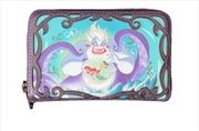 Buy Loungefly Disney Villains - Ursula Scene Zip Wallet RS