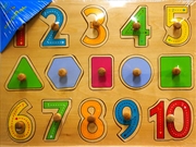 Buy Numbers And Shapes Wooden Puzzle