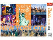 Buy Neon Colour Line Ny City 1000 Piece