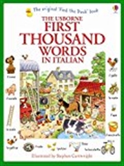 Buy First Thousand Words In Italian - Usborne New Edition