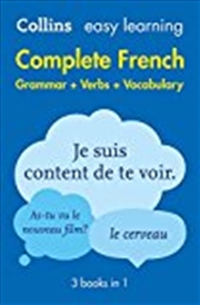 Buy Easy Learning French Complete Grammar, Verbs And Vocabulary (3 Books In 1): Trusted Support For Lear