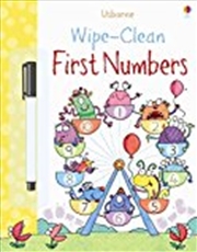 Buy Wipe-clean first numbers