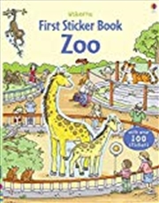 Buy Zoo (Usborne First Sticker Book)