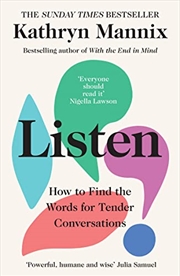 Buy Listen: A powerful new book about life, death, relationships, mental health and how to talk about wh