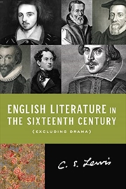 Buy English Literature in the Sixteenth Century (Excluding Drama)