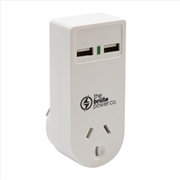 Buy The Brute Power Co. Adaptor - 1 Socket + 2 USB