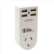 Buy The Brute Power Co. Adaptor - 1 Socket + 4 USB