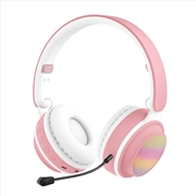 Buy Laser Kids BT LED Headset Pink