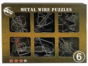 Buy 6 Metal Wire Puzzles Level 3