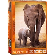 Buy Elephant & Baby 1000 Piece