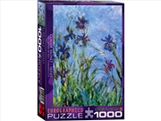 Buy Monet, Irises 1000 Piece