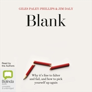 Buy Blank Why It's Fine to Falter and Fail, and How to Pick Yourself Up Again