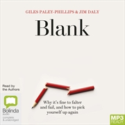 Buy Blank Why It's Fine to Falter and Fail, and How to Pick Yourself Up Again