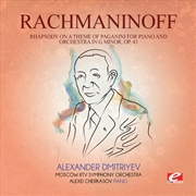 Buy Rhapsody On Theme Paganini Piano & Orch G Min