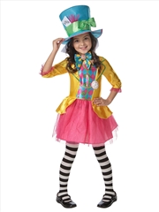 Buy Mad Hatter Girls Deluxe Costume - Size 3-5