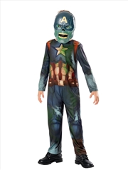 Buy Captain America What If?  Zombie Costume- Size 5-6