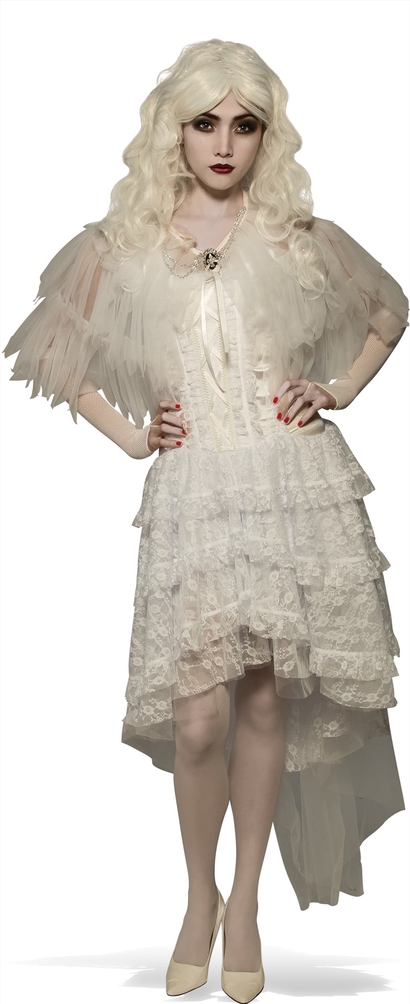 Witch Capelet White - Size Std/Product Detail/Costumes