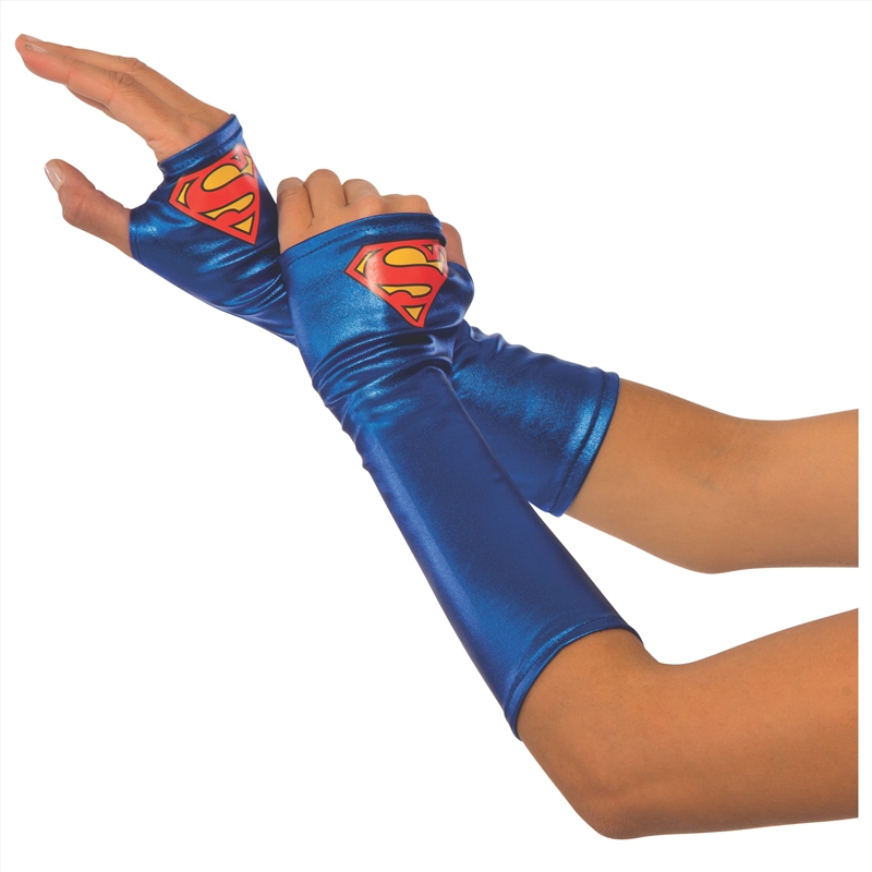 Supergirl Gauntlets - Adult/Product Detail/Costumes