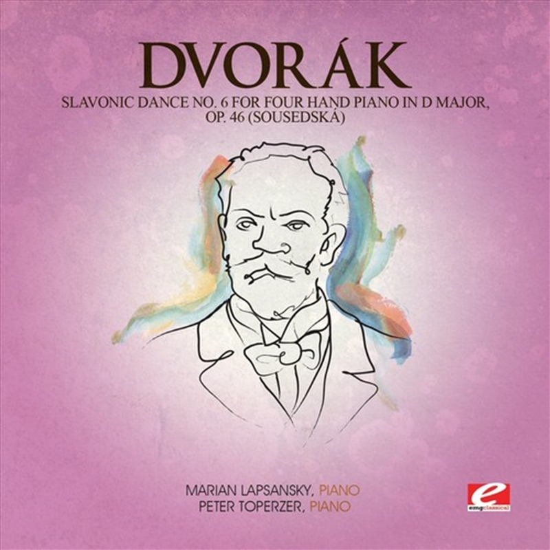 Slavonic Dance 6 Four Hand Piano D Maj 46/Product Detail/Classical