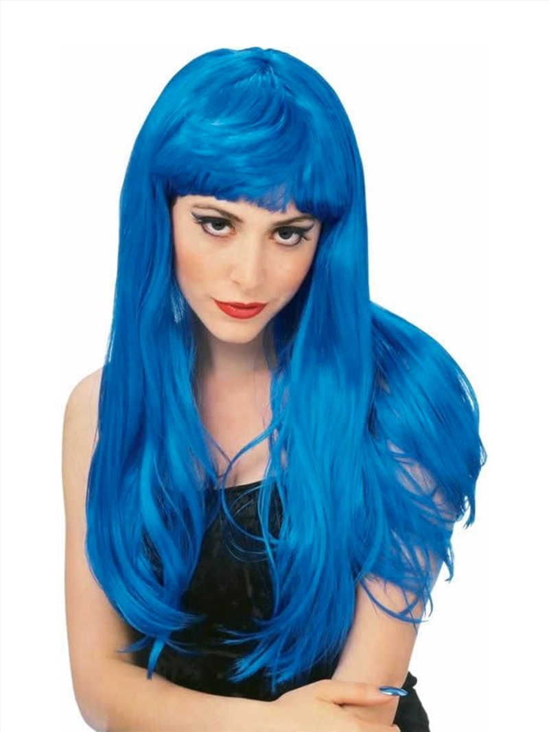 Glamour Blue Wig - Adult/Product Detail/Costumes