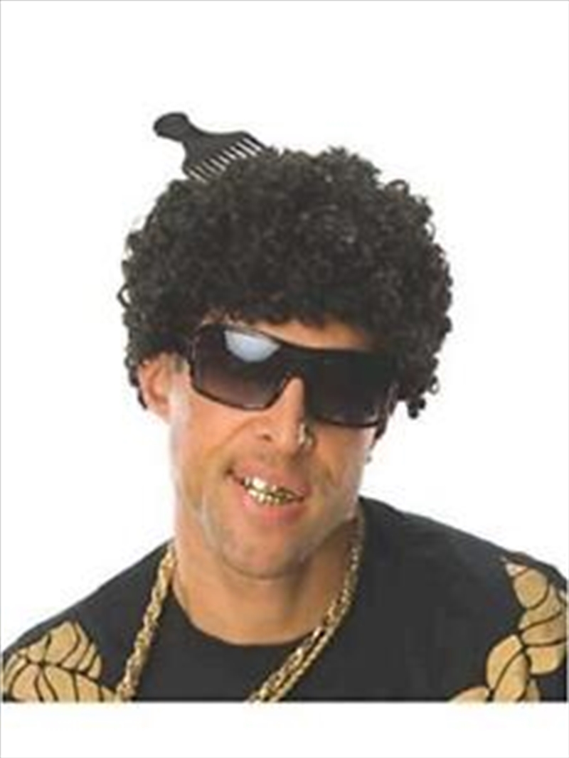 Black Tight Afro Wig - Adult/Product Detail/Costumes