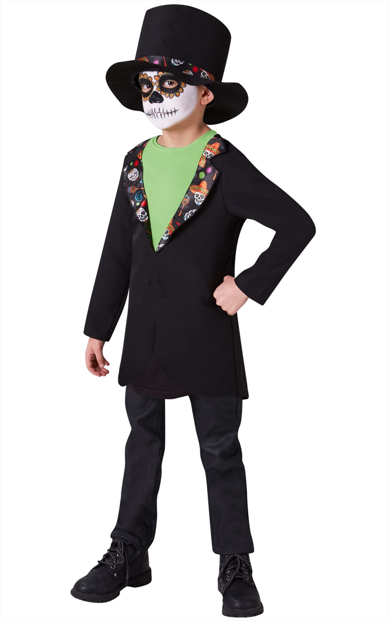 Day Of The Dead Boys Costume - Size L 7-8Yr/Product Detail/Costumes