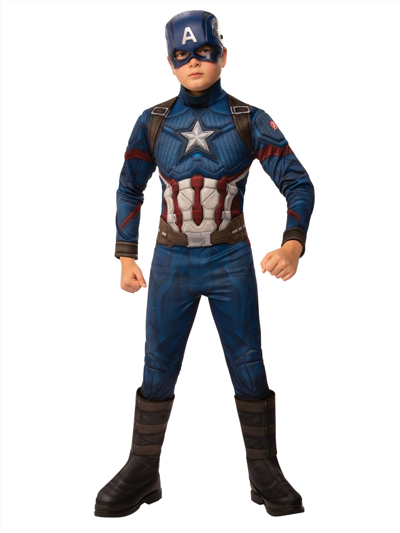 Captain America Deluxe Costume - Size 3-5/Product Detail/Costumes