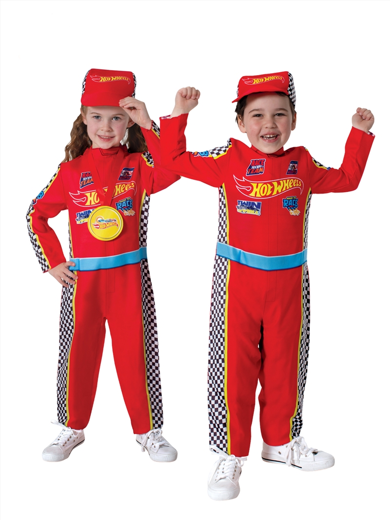 Hot Wheels Racing Suit - Size 3-5 Yrs/Product Detail/Costumes