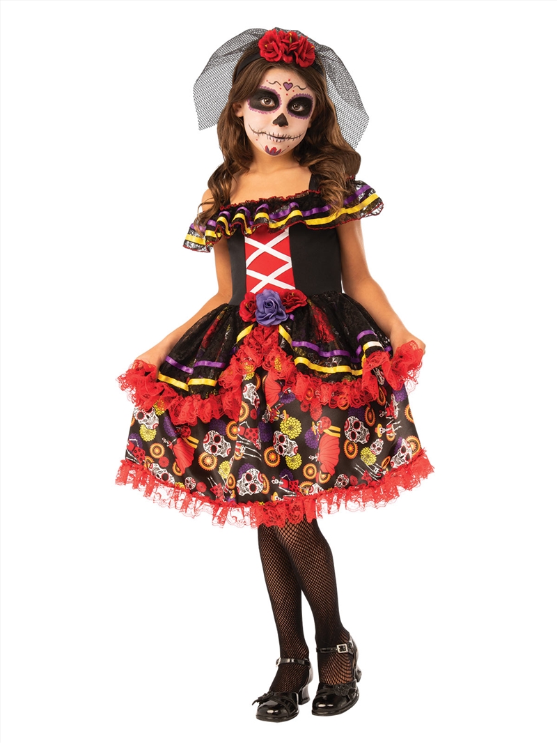 Day Of The Dead Girls Costume - Size S/Product Detail/Costumes