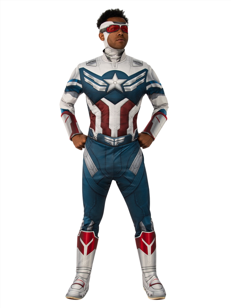 Captain America Deluxe Faws Costume - Size Xl/Product Detail/Costumes