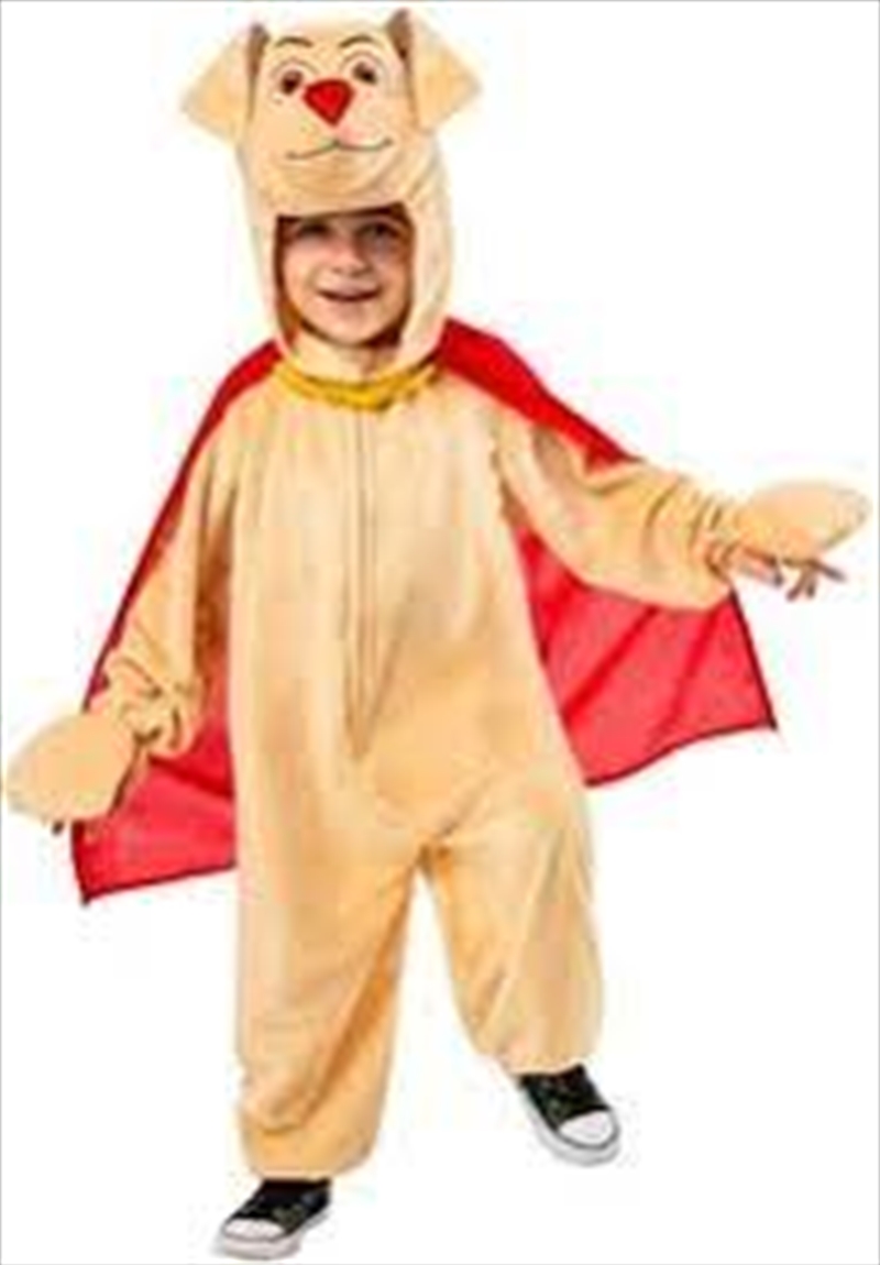 Krypto Deluxe Dc Super Pets Costume - Size S (3-4)/Product Detail/Costumes