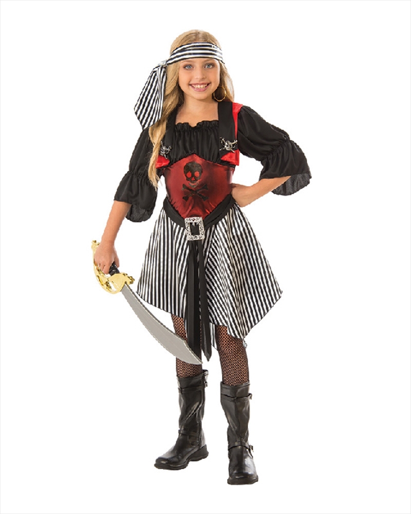 Crimson Pirate Costume - Size 3-5 Yrs/Product Detail/Costumes