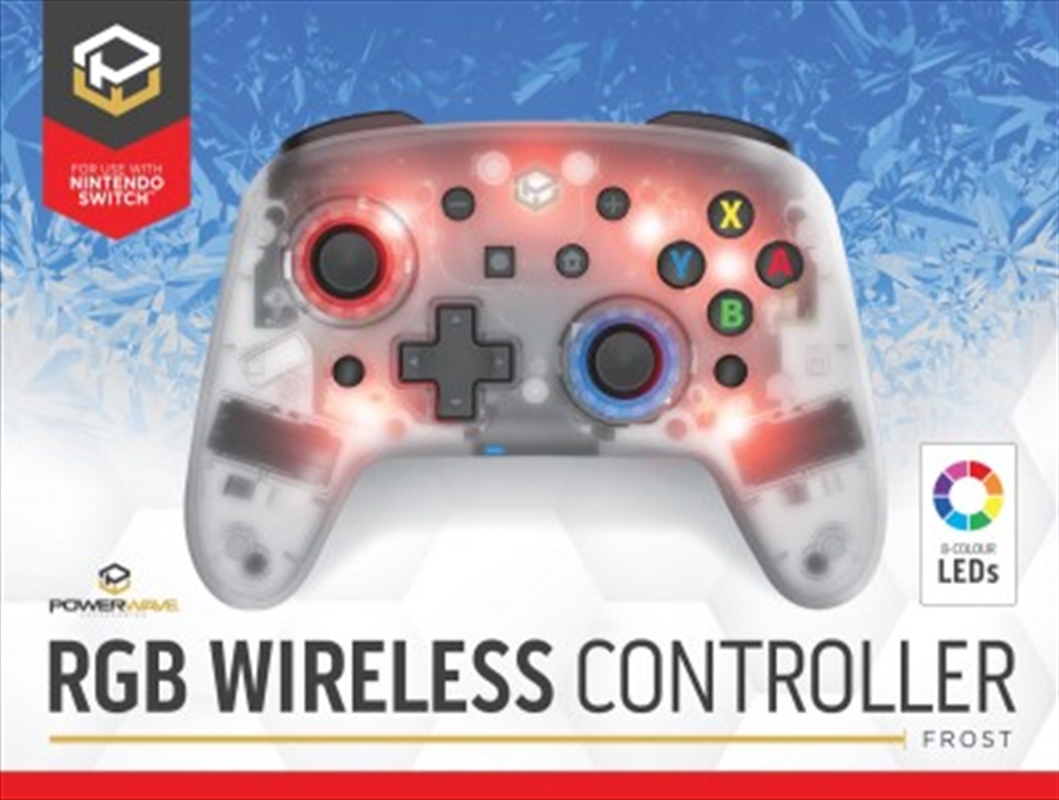 Powerwave Switch RGB Wireless Controller Frost/Product Detail/Consoles & Accessories