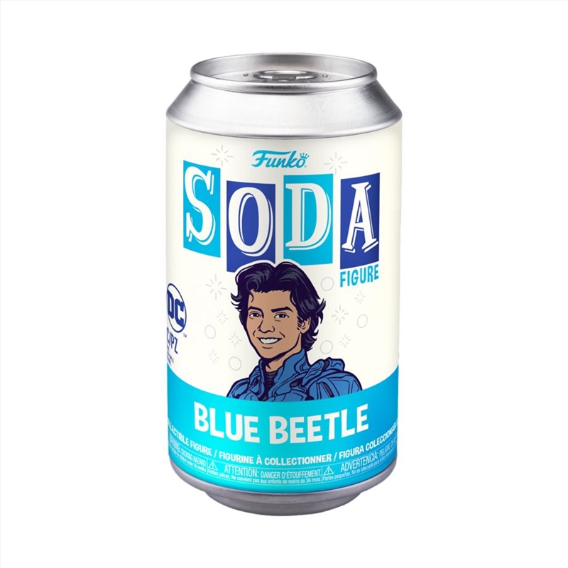 Blue Beetle (2023) - Blue Beetle Unmasked Vinyl US Exclusive Soda [RS]/Product Detail/Vinyl Soda