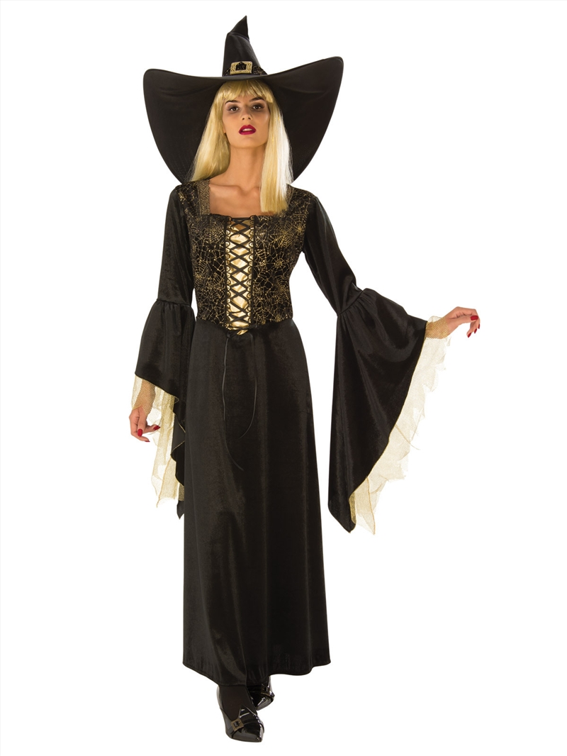 Golden Web Witch Costume - Size M/Product Detail/Costumes