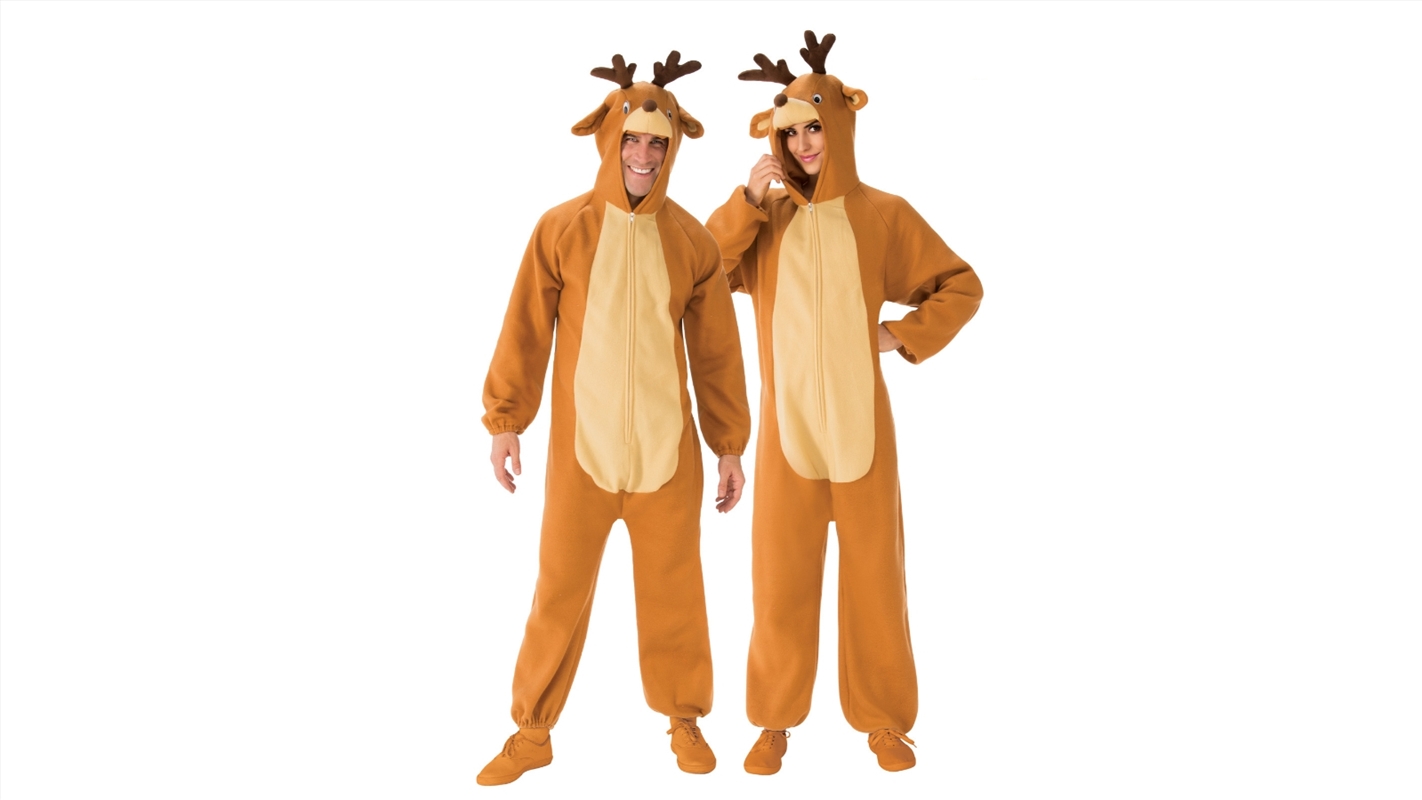 Reindeer Onesie Jumpsuit - Size M/Product Detail/Costumes